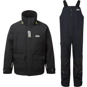 2026 Gill Mens OS3 Coastal Cruising Sailing Suit OS34JOS33P - Black